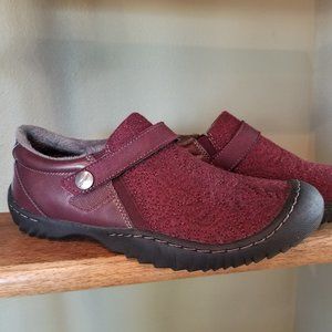 JSPORT Women's Blair Fur Memory Foam Winter Slip On Shoes Clogs 8M